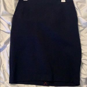 Navy skirt